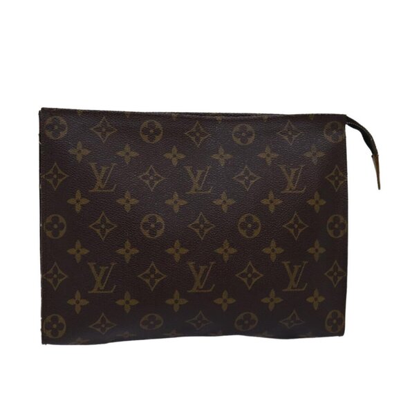 LOUIS VUITTON Monogram Poche Toilette 26 Pouch LV Auth - Picture 1 of 16